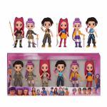 Costum Cosplay fete Zoey si Set figurine articulate 10 cm, Stil K‑Pop Idol, multicolor - imagine 9