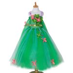 Costum serbare fete Zana Primavara, rochie lunga si bentita cu flori - imagine 6