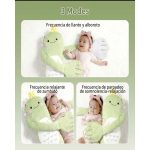 Perna multifunctionala pentru bebelusi, pentru un somn linistit, anticolici, pentru dezvoltarea independentei, pentru acasa si calatorii, 3 luni-2 ani, Dinozaur verde cu galben - imagine 2