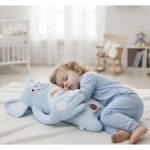 Perna multifunctionala pentru bebelusi, pentru un somn linistit, anticolici, pentru dezvoltarea independentei, pentru acasa si calatorii, 3 luni-2 ani, Pisica roz cu frunza - imagine 3