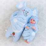 Perna multifunctionala pentru bebelusi, pentru un somn linistit, anticolici, pentru dezvoltarea independentei, pentru acasa si calatorii, 3 luni-2 ani, Elefant albastru - imagine 3