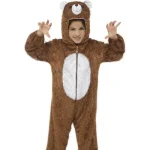 Costum carnaval copii urs cu gluga
