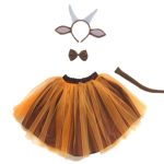 Set serbare Capra, fusta, bentita, coada, papion, 3-7 ani