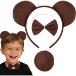 Set serbare copii Urs, maro, marime universala