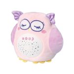 Bufnita dragalasa de plus cu proiector si lumina de veghe, muzica, „Starry Skies Animal Soother” – Jucarie muzicala pentru somnul bebelusilor - imagine 7