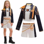 Costum fete K-Pop Rumi– White Golden Idol Edition