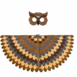 Set Costum Bufnita Dragalasa, aripi, detalii realiste, marime universala