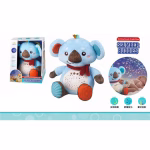 Ursulet Koala de plus cu proiector si lumina de veghe, muzica, „Starry Skies Animal Soother” – Jucarie muzicala pentru somnul bebelusilor - imagine 3