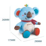 Ursulet Koala de plus cu proiector si lumina de veghe, muzica, „Starry Skies Animal Soother” – Jucarie muzicala pentru somnul bebelusilor - imagine 6