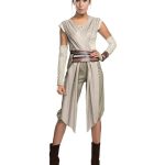 Costum Star Wars Rey pentru Copii – Tunica cu Centura si Accesorii