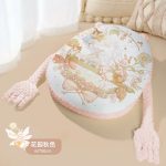 Cosulet Baby Nest antiregurgitare pentru bebelusi, inclinat, cuib de dormit cu brate din plus pentru linistire, Roz, 0-12 Luni - imagine 7