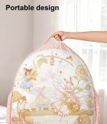 Cosulet Baby Nest antiregurgitare pentru bebelusi, inclinat, cuib de dormit cu brate din plus pentru linistire, Roz, 0-12 Luni - imagine 6