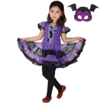 Costum Halloween fete Vampirina, rochie si masca